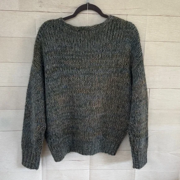 Madewell V-Neck Sweater - Dark Gray size small - Picture 4 of 4